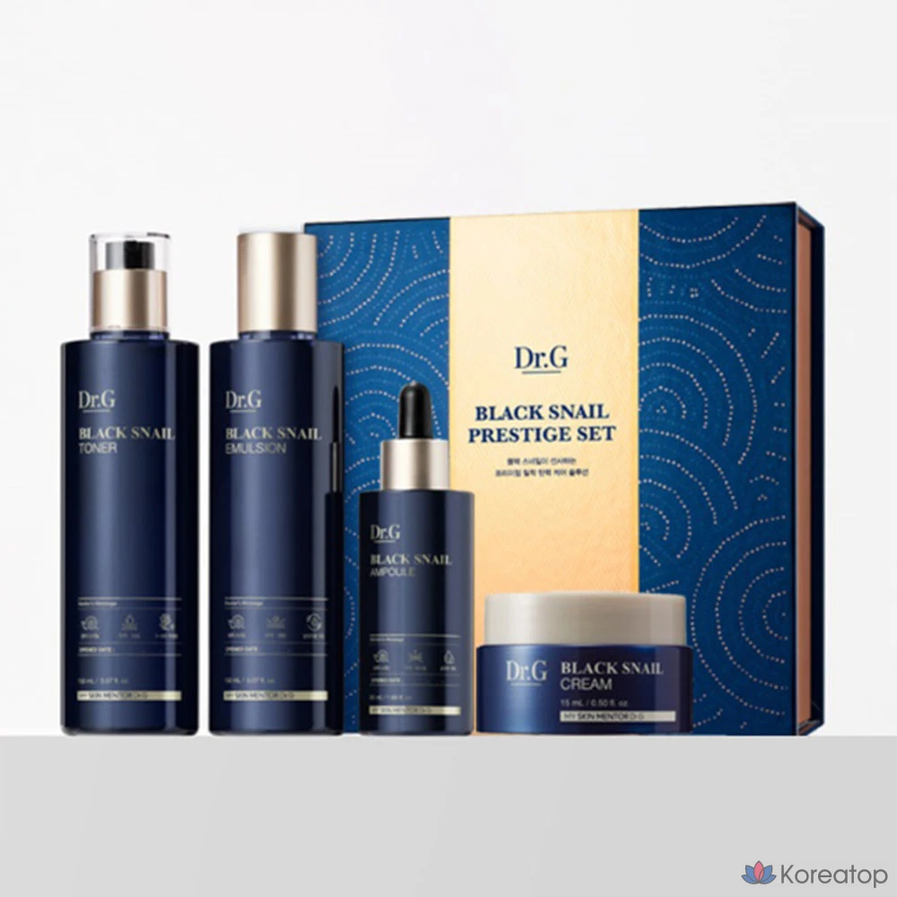 Набор для ухода Ohui Dr.G Black Snail Prestige 4-piece Set, 1 шт.