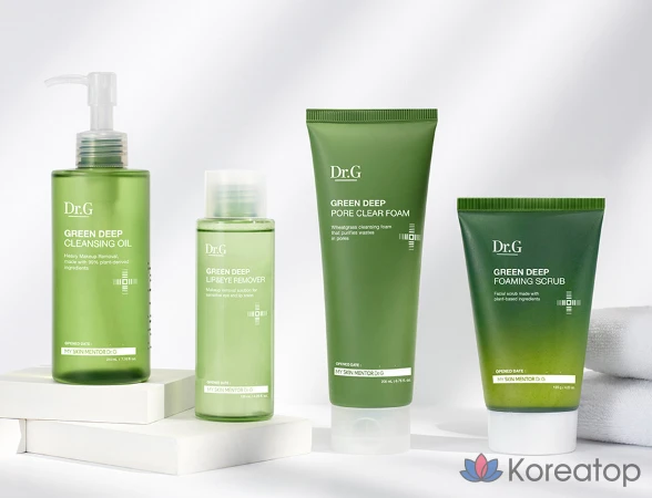 Скраб для лица Dr. G Green Deep Foaming Scrub, 120 г, 1 шт.