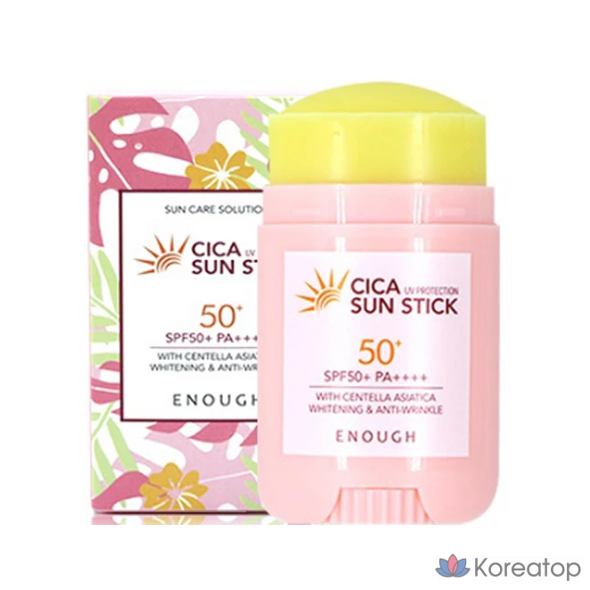 Солнцезащитный стик Enough Cica Sun Stick SPF50+ PA++++, 20 г, 1 шт.