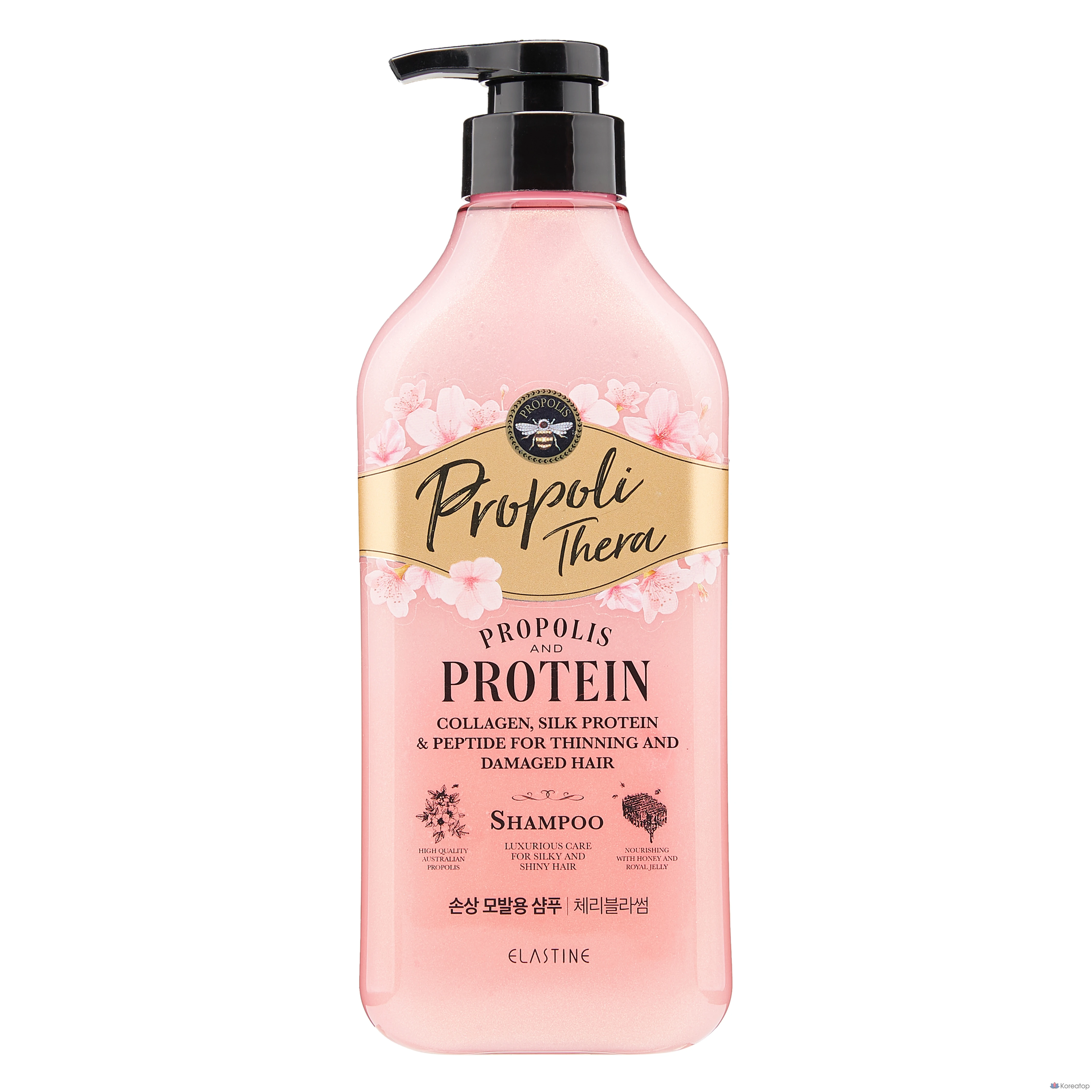 Шампунь Elastine Propolitera Protein Nutrition для поврежденных волос, аромат Cherry Blossom, 500 мл, 1 шт.