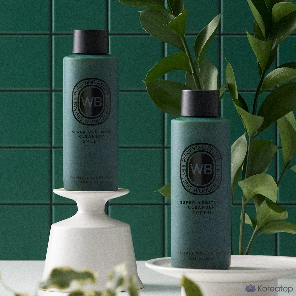Пилинг-скраб Wonder Bath Renewal Super Vegitox Green Pack Cleanser, 200 мл, 1 шт.