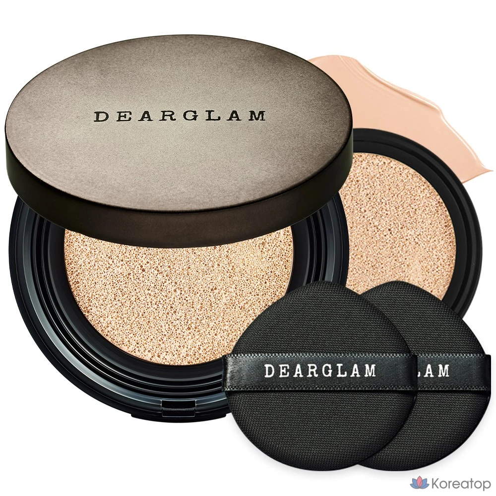 Кушон Jungsaemmool Dear Glam Ultra Thin Cover Cushion, оттенок 23 Beige, 24 г, 1 шт.