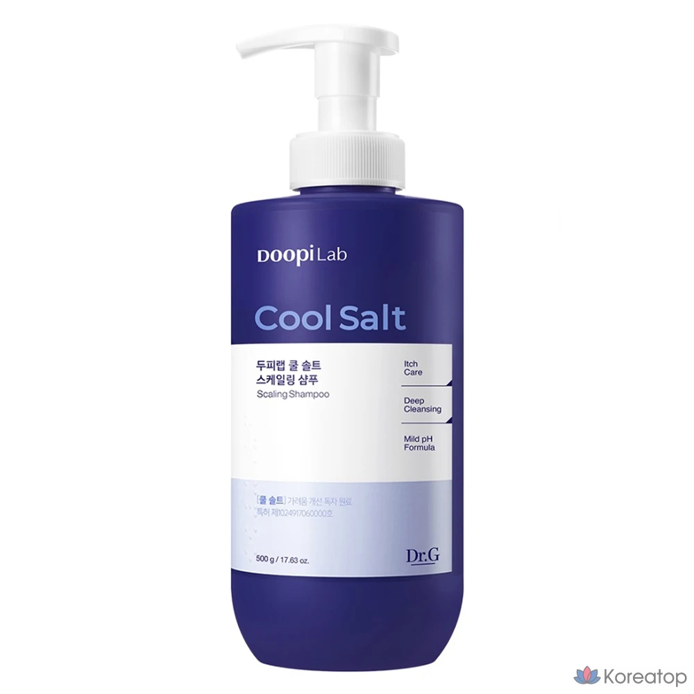 Шампунь для кожи головы Dr. G Derma Lab Cool Salt Scaling Shampoo, 500 г, 1 шт.