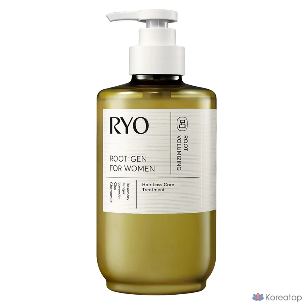 Кондиционер для волос Ryo Rootgen Female Custom Hair Loss Care Treatment, 353 мл, 1 шт.