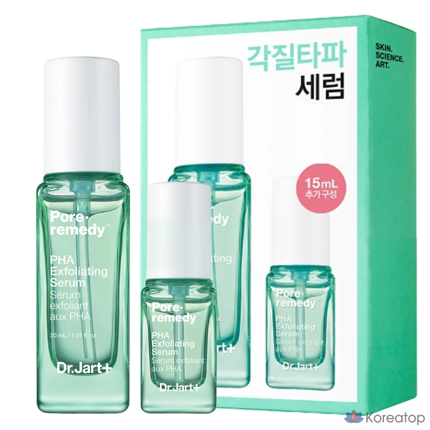 Набор для ухода Dr. Jart+ Pore Remedy PHA Exfoliating Serum 2-piece Set, 1 шт.