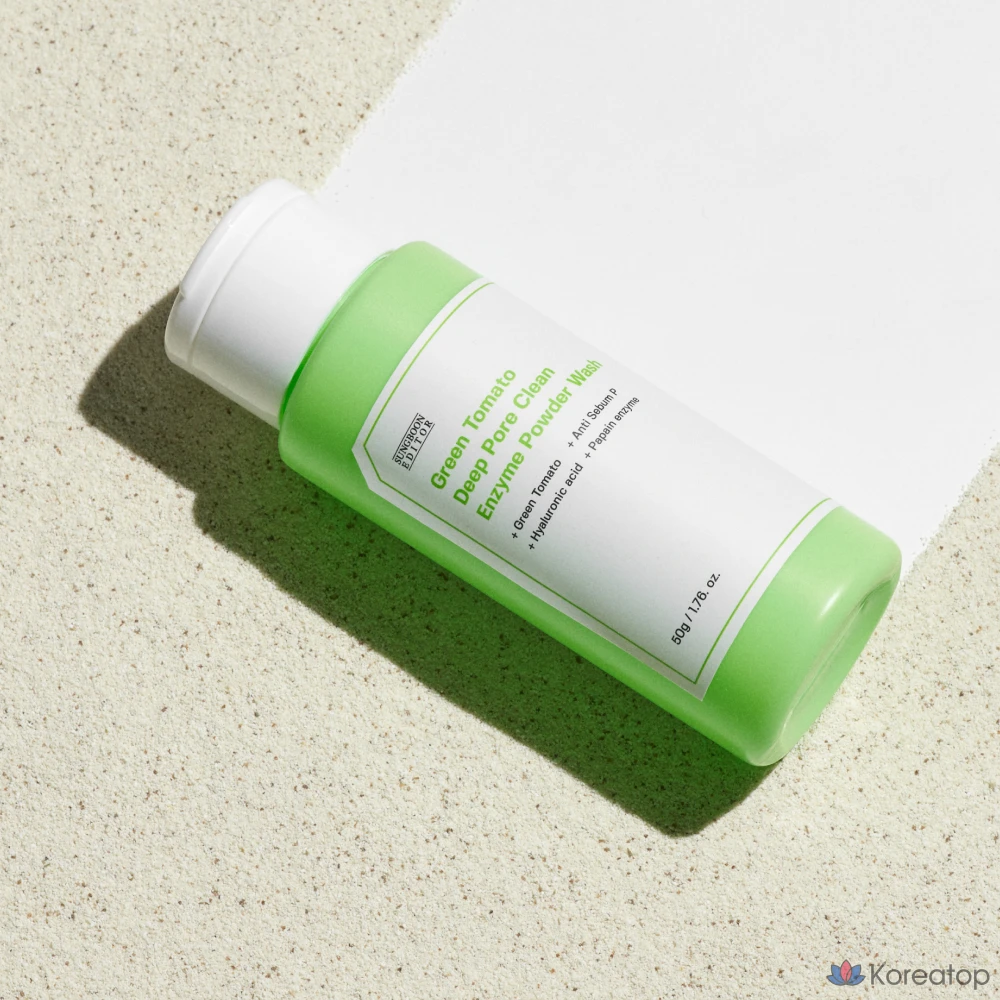 Пилинг-пудра для умывания Sungboon Editor Green Tomato Deep Pore Clean Enzyme Powder Wash, 50 г, 1 шт.
