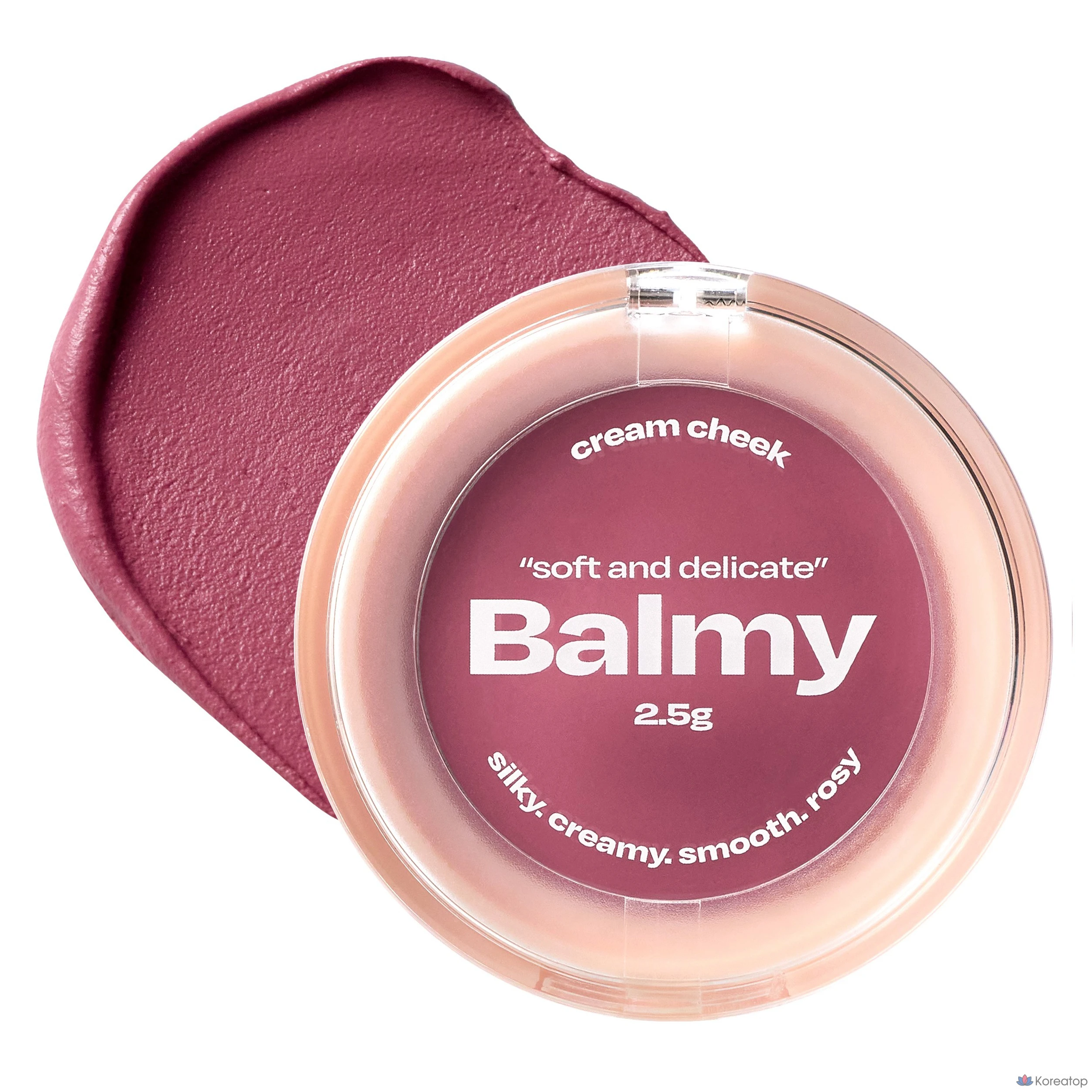Кушон-румяна ALTERNATIVE STEREO Bami Cream Cheek Cushion Blusher, оттенок 06 Plum Jam, 2.5 г, 1 шт.