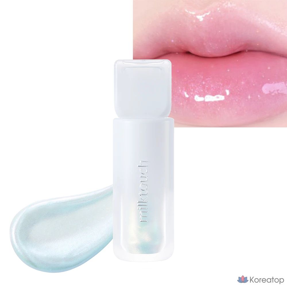 Блеск для губ Milk Touch Dew Stain Sheer Aurora Gloss, оттенок 03 Ocean Dew, 4 мл, 1 шт.