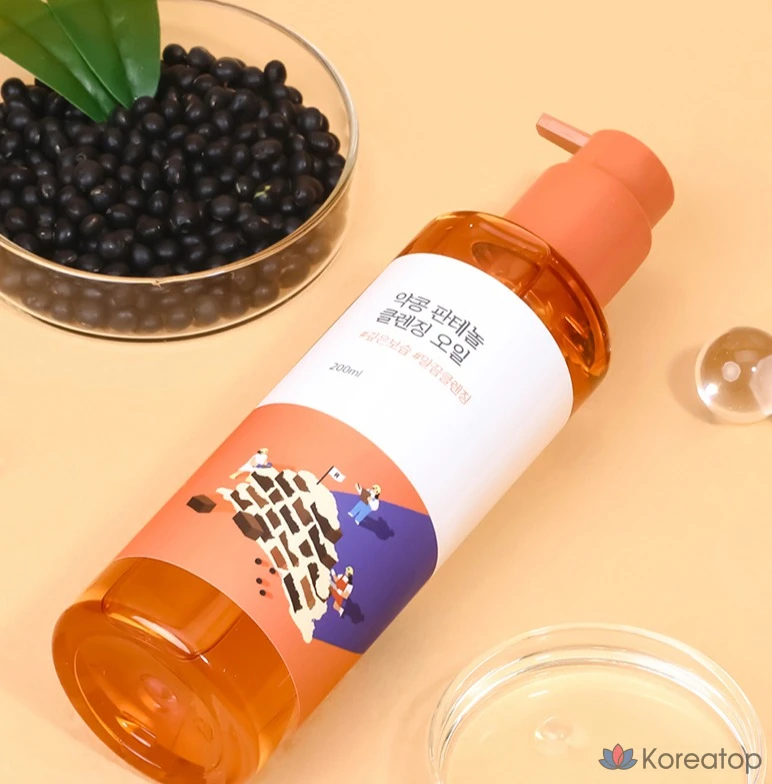 Гидрофильное масло Round Lab Soybean Panthenol Cleansing Oil, 200 мл, 1 шт.