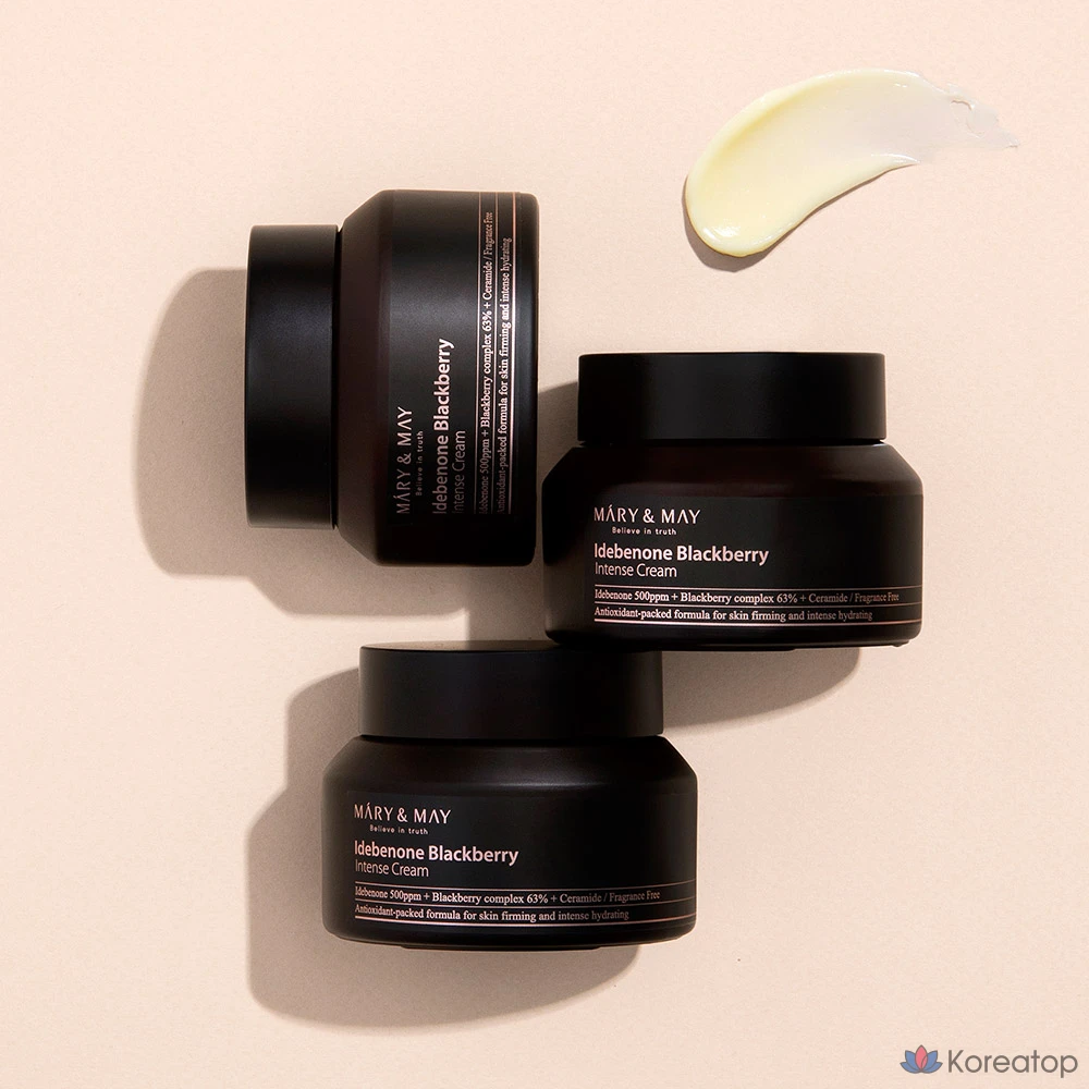 Крем Mary&May Idebenone Blackberry Intensive Cream, 70 г, 1 шт.