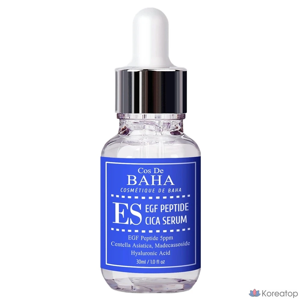 Сыворотка Cos De Baha EGF Peptide Cica Madecassoside Serum, 30 мл, 1 шт.