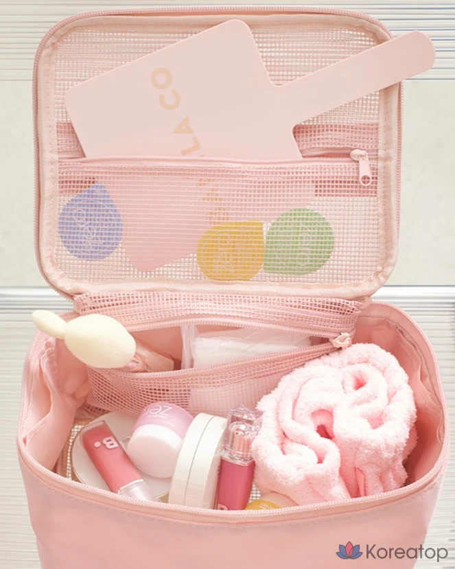 Косметичка BANILA CO Square Pouch, розовый, 1 шт.