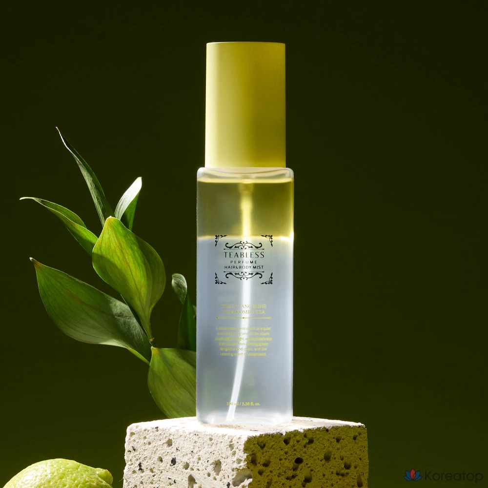 Парфюмированный спрей для волос и тела TEABLESS Kombutee Perfume Hair &amp; Body Mist, оттенок Cheonggyul Yuja, 100 мл, 1 шт.