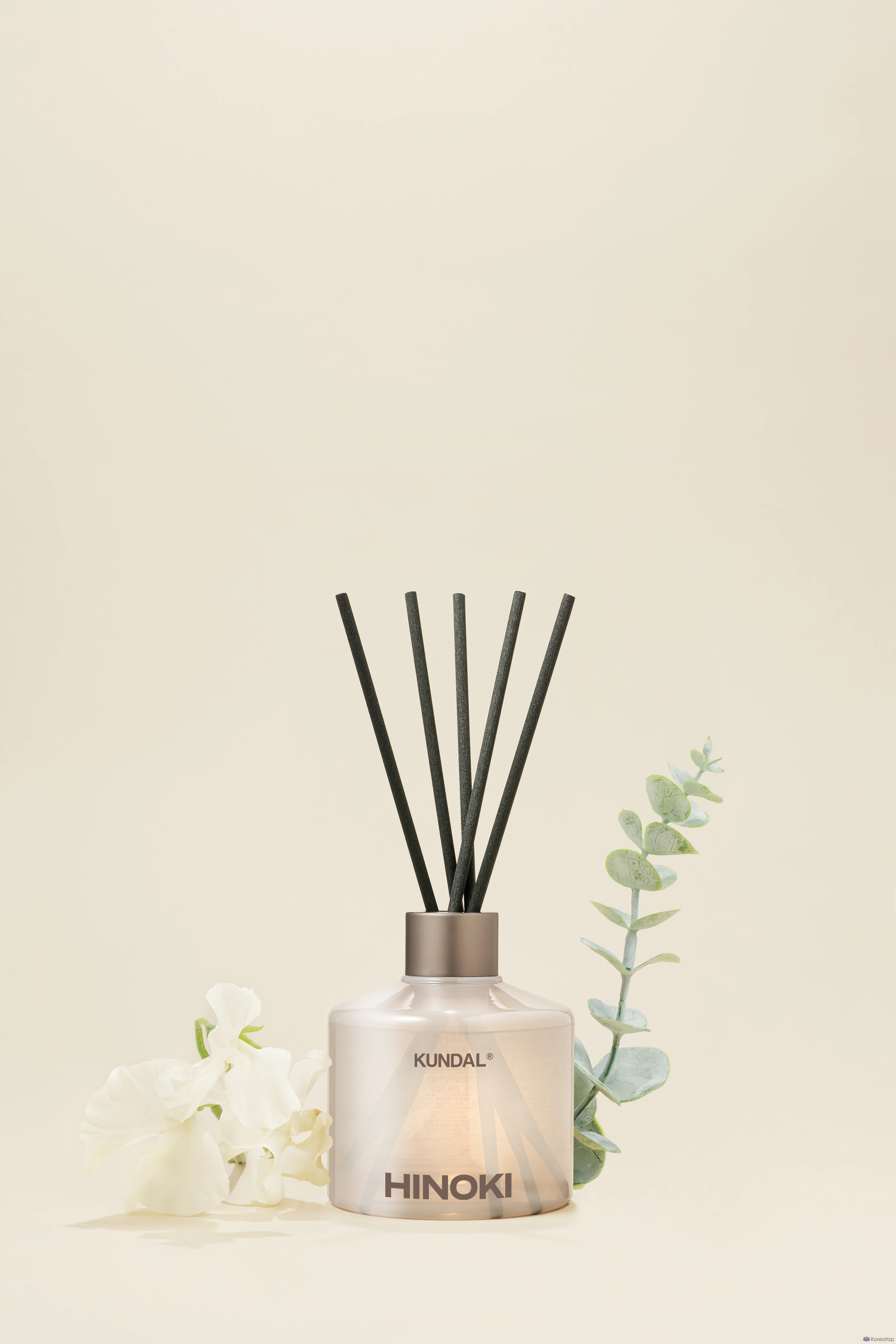 Набор для ухода Kundal Perfume Diffuser + Fiber Stick Set, оттенок Hinoki, 200 мл, 1 шт.