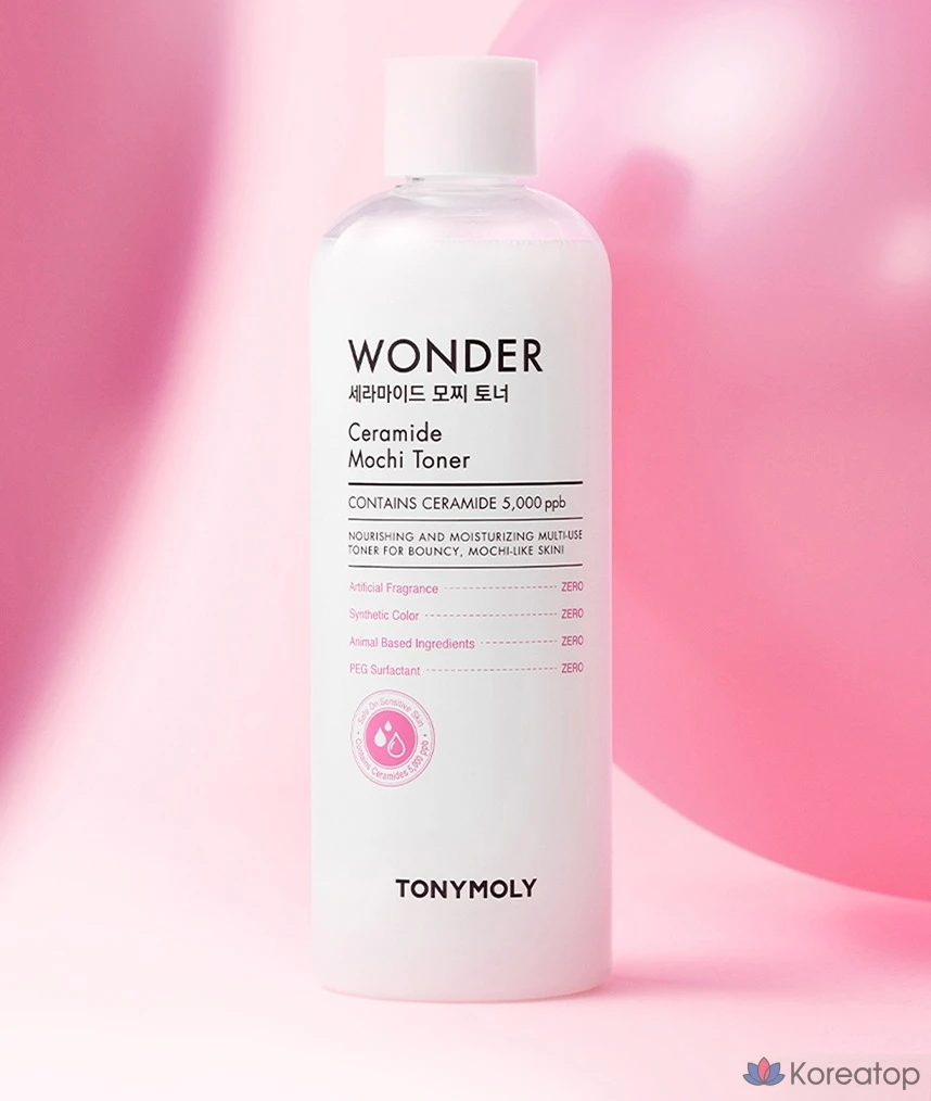 Тонер Tony Moly Wonder Ceramide Mochi Toner, 500 мл, 1 шт., фото 2