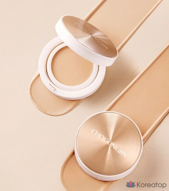 Кушон Chogongjin BB Pact Cushion, оттенок 23N Sand, 15 г, 1 шт., фото 5