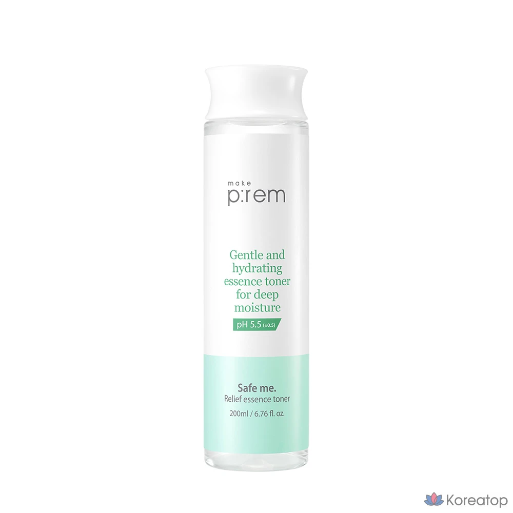 Тонер MAKE P:REM Safe Me Relief Essence Toner, 200 мл, 1 шт.