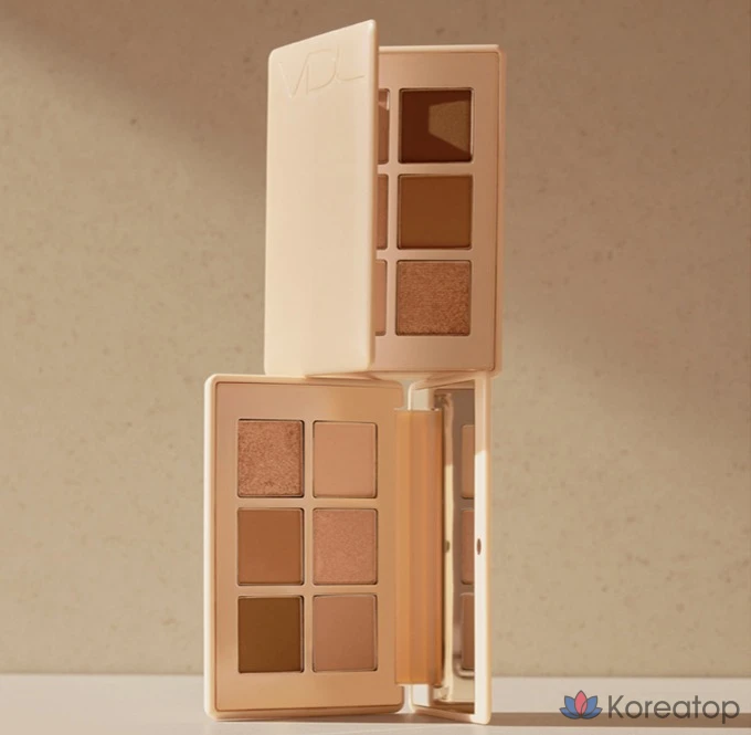 Тени для век VDL Eye Shine Color Mode Shadow Palette, оттенок 04 Cozy Neutral, 1 шт., фото 2