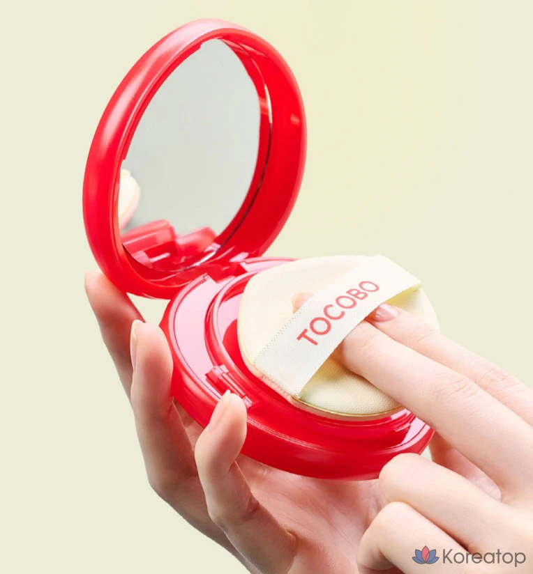 Кушон Tocobo Apple Dewy Fit Cushion, оттенок 19 Cream, 15 г + 15 г, 1 шт., фото 2