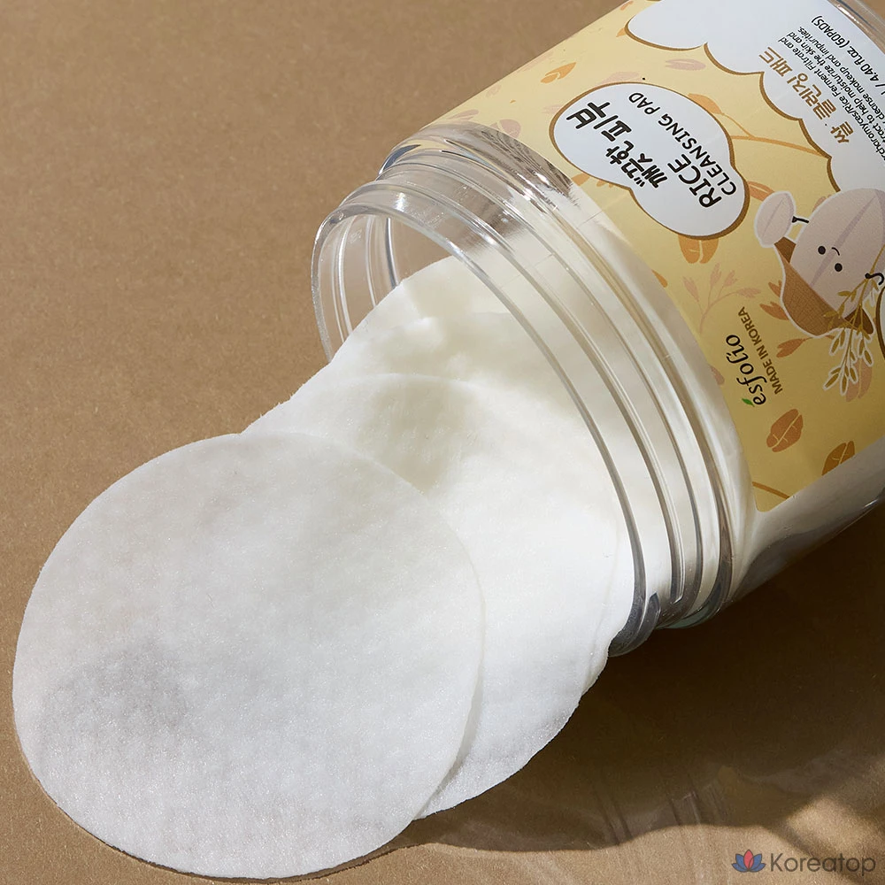 Пэды для умывания Esfolio Rice Cleansing Pad, 60 шт.