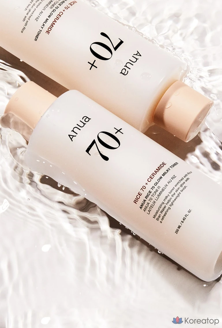 Тонер Anua Rice 70 Glow Milky Toner, 250 мл, 1 шт.
