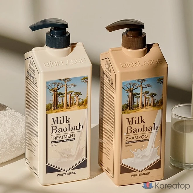 Кондиционер для волос Milk Baobab Hair Treatment, аромат White Musk, 1 л, 1 шт., фото 4