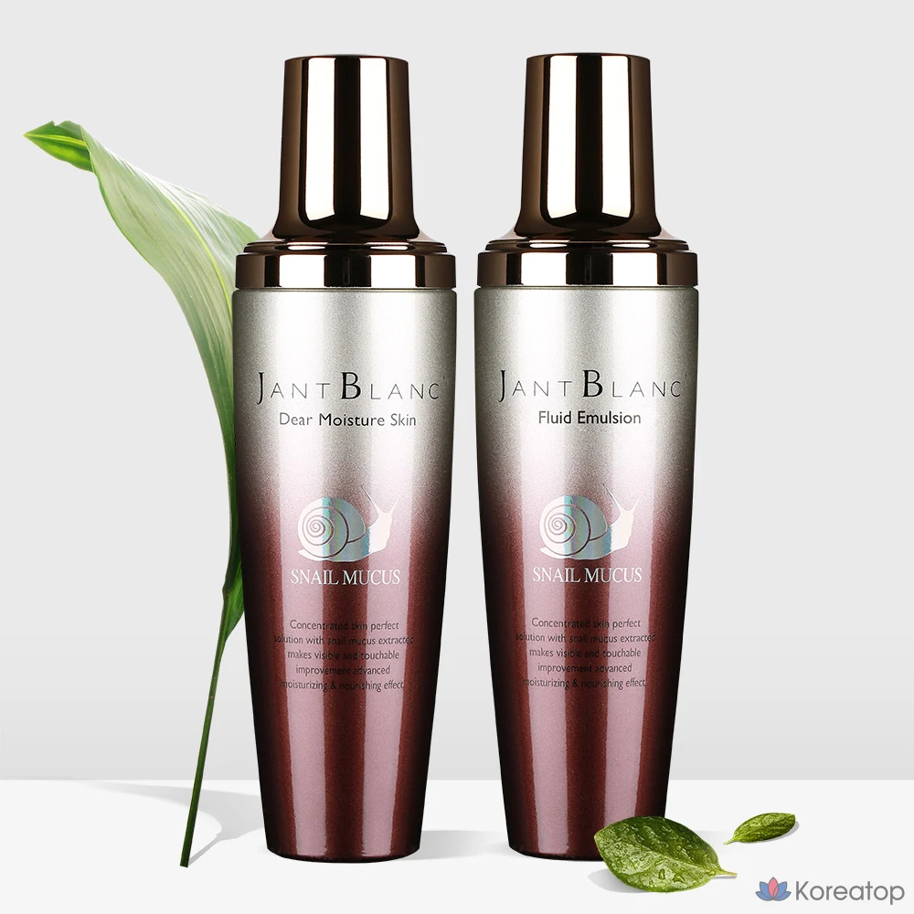 Набор для ухода Jant Blanc Snail Moisture Skin Lotion 2-piece Set, 5 шт., фото 2