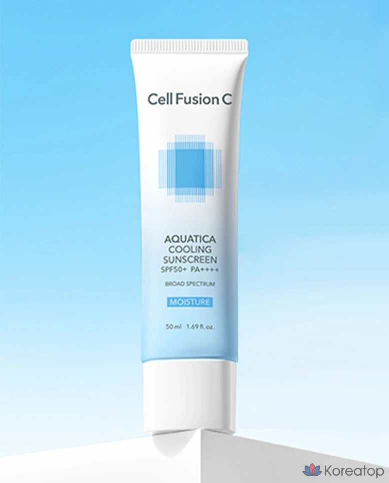 Солнцезащитный крем CELL FUSION C Aquatica Cooling Sunscreen Set, 50 мл + 35 мл, 1 шт.