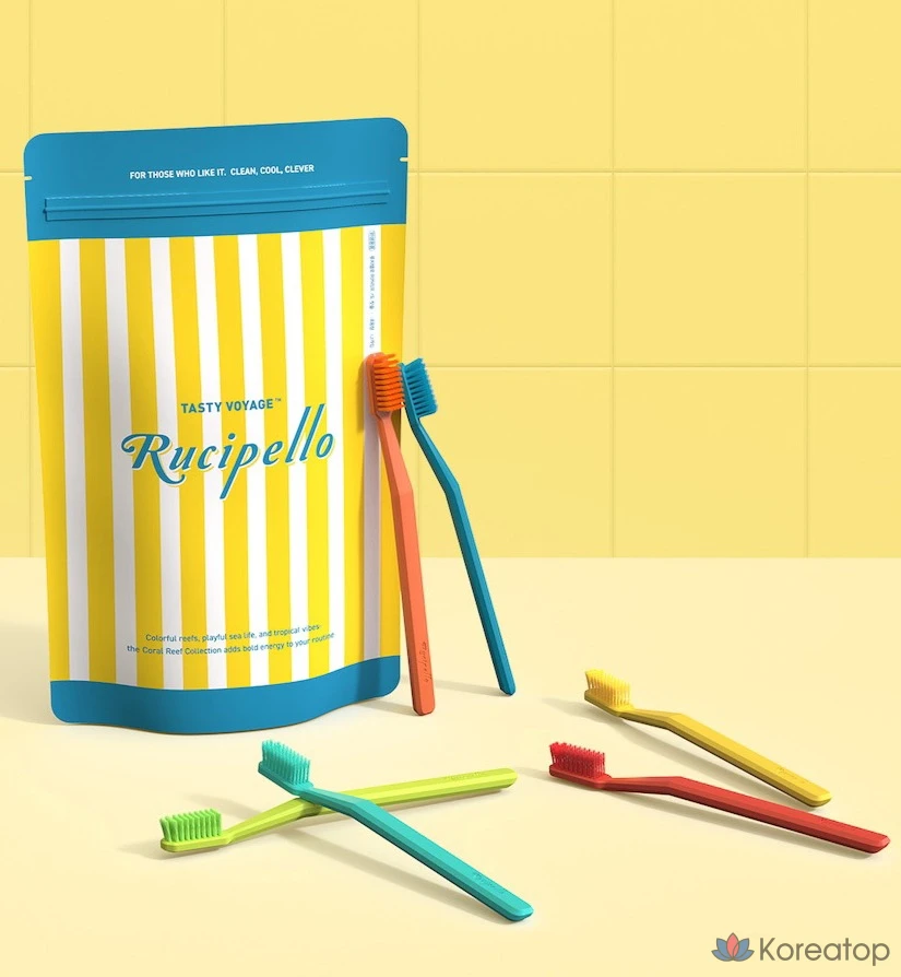 Набор зубных щеток Rucipello Mikarif 6 видов x 2 шт., 3 набора, фото 2