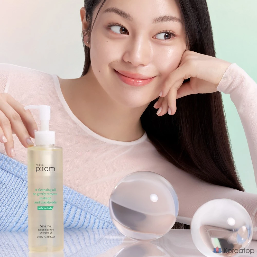 Гидрофильное масло MAKE P:REM Safe Me Relief Moisture Cleansing Oil, 210 мл, 1 шт.