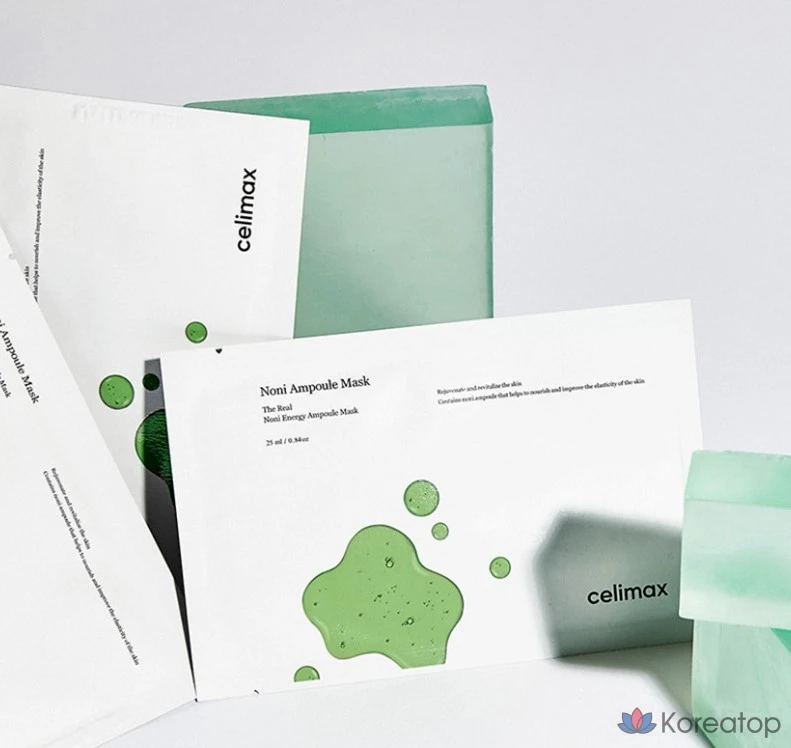 Тканевая маска для лица Celimax The Real Noni Energy Ampoule Mask, 25 мл, 5 шт.