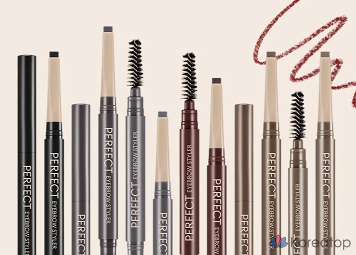 Карандаш для бровей Missha Perfect Eyebrow Styler Auto Pencil, оттенок Light Brown, 0.15 г, 1 шт., фото 4