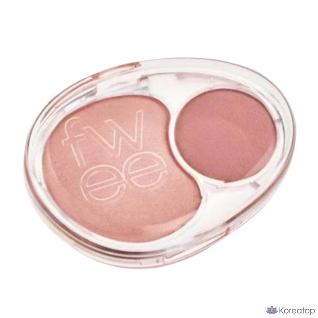 Блендер для румян fwee Mellow Dual Blusher, оттенок Fall in Highkey, 1 шт., фото 5