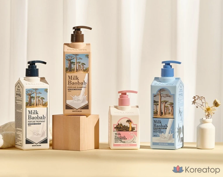 Гель для душа Milk Baobab Perfume Body Wash, аромат White Musk, 500 мл, 1 шт.