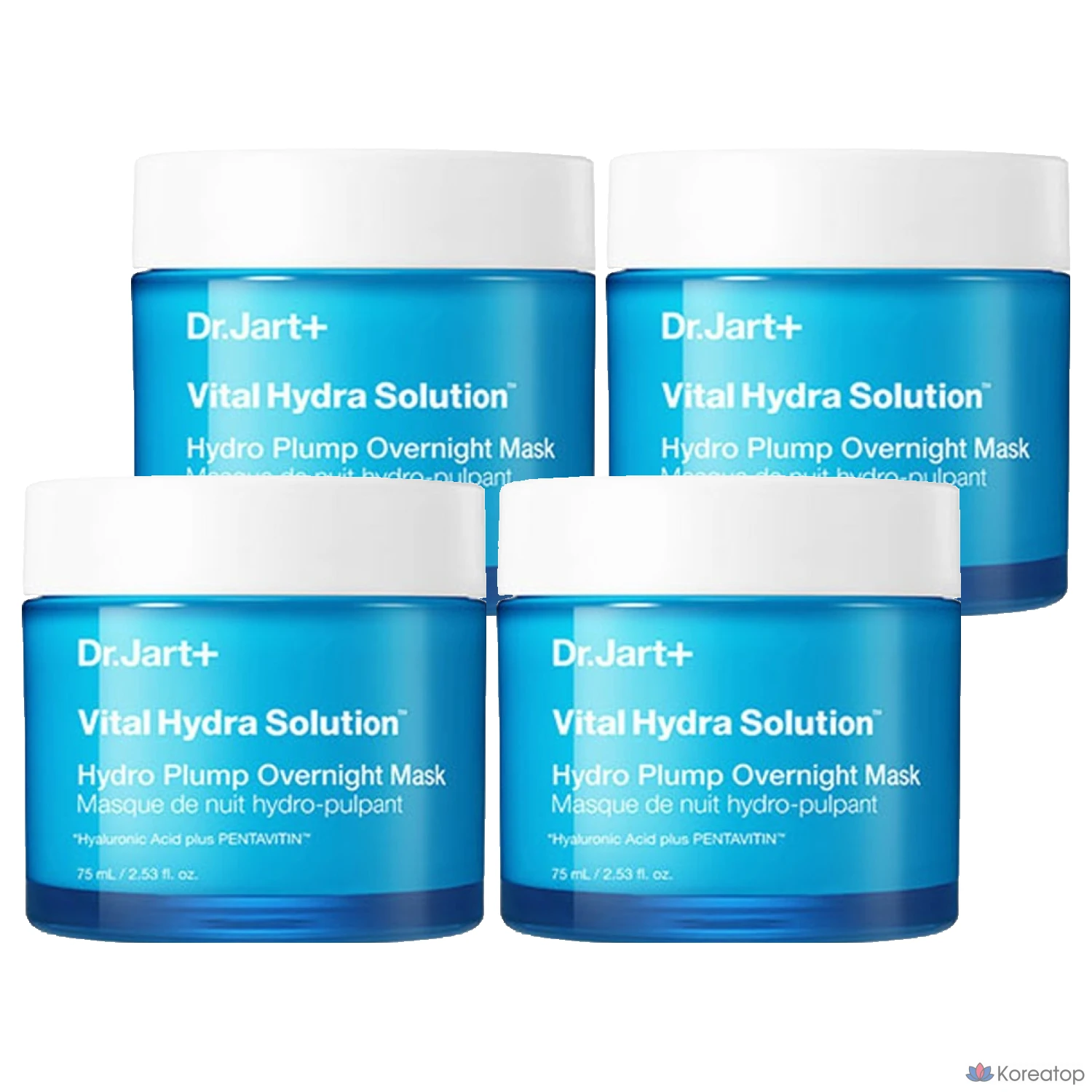 Ночная маска Dr. Jart+ Vital Hydra Solution Hydro Plump Overnight Mask, 75 мл, 4 шт.