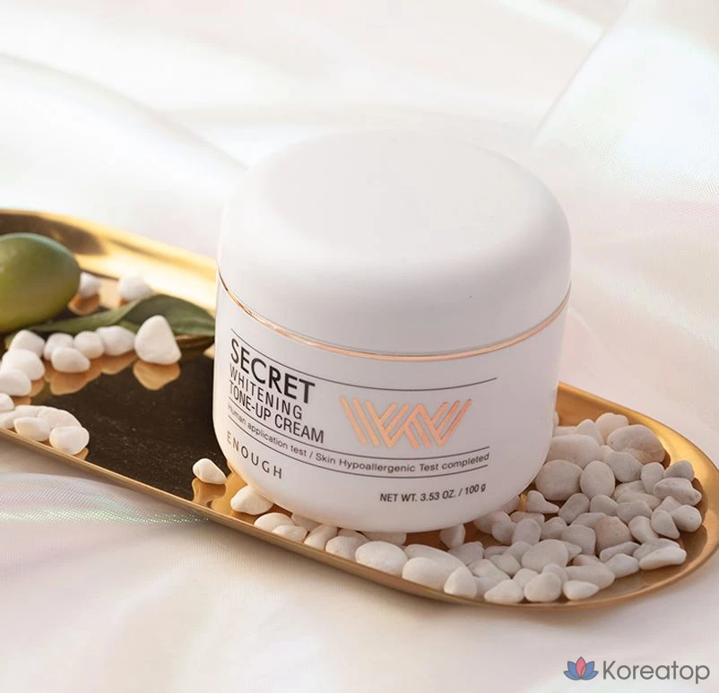 Тон-ап крем Enough Secret Whitening Tone-up Cream, 100 г, 1 шт., фото 2