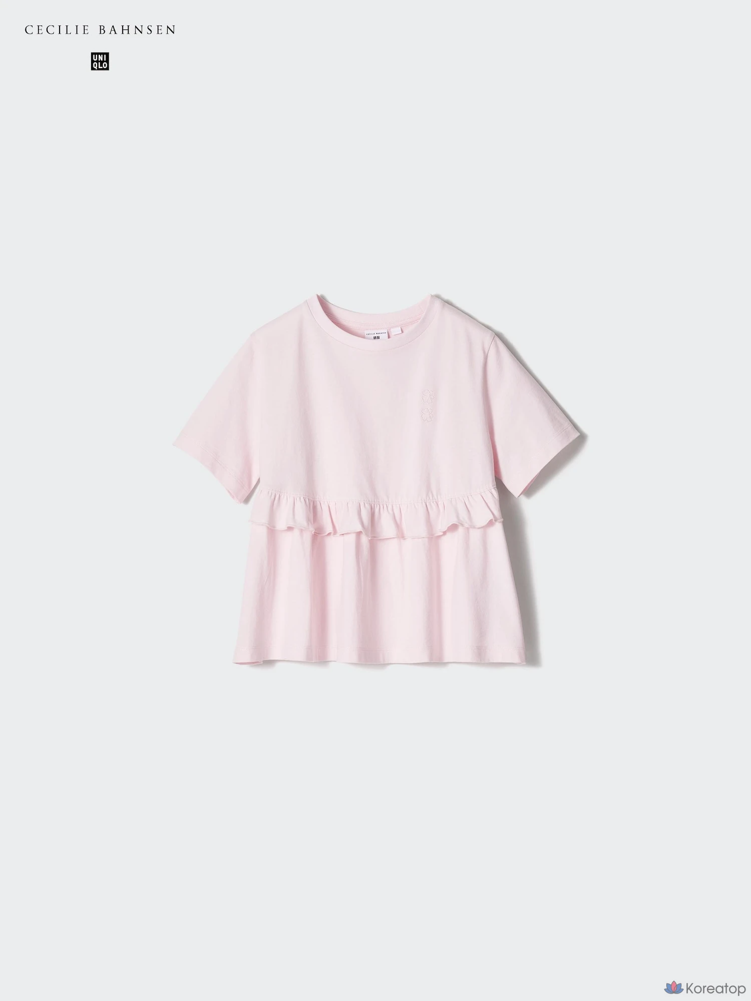 Футболка для девочек Uniqlo Frill T-Shirt
