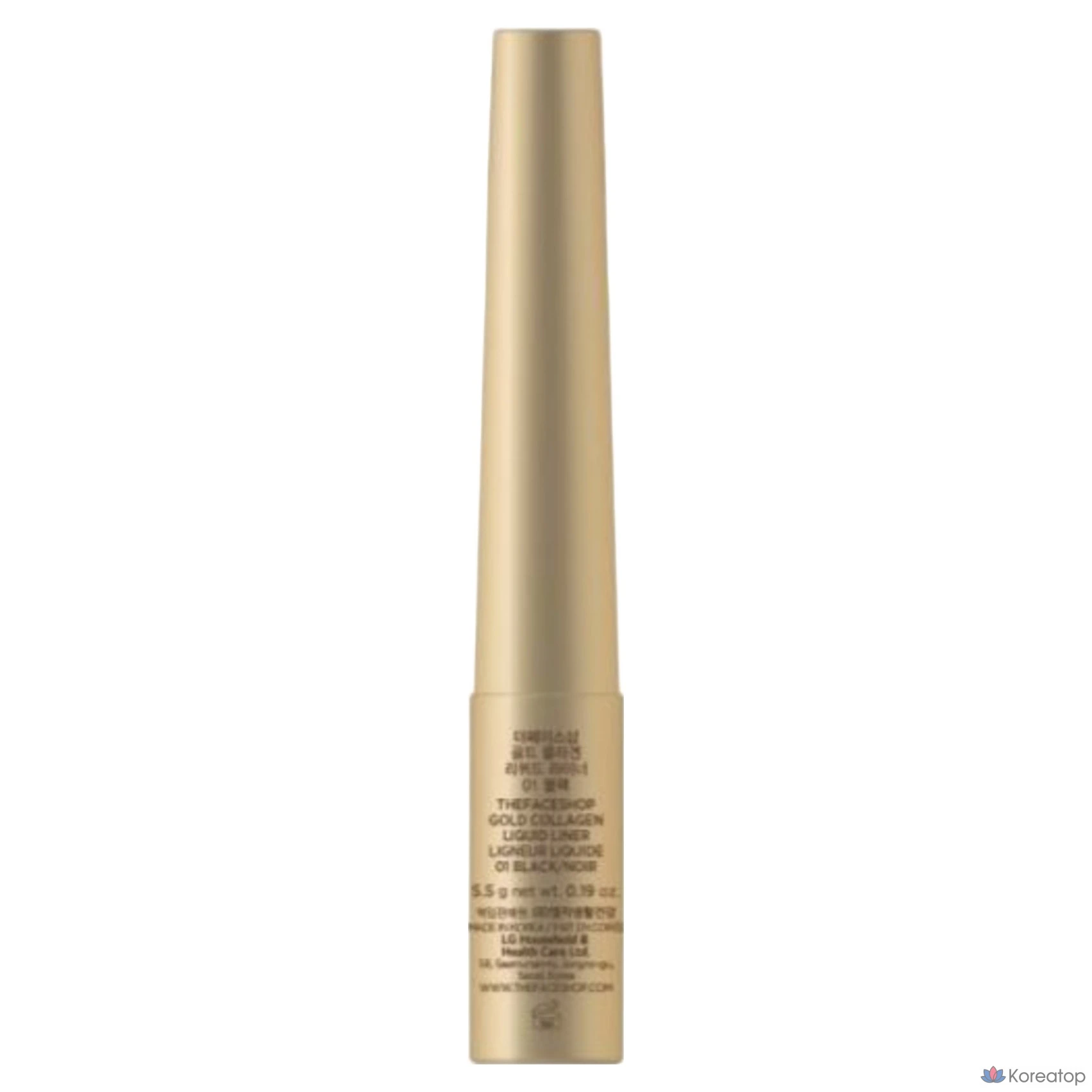 Подводка для глаз FMGT Gold Collagen Liquid Eyeliner, оттенок 01 Black, 5.5 г, 1 шт.