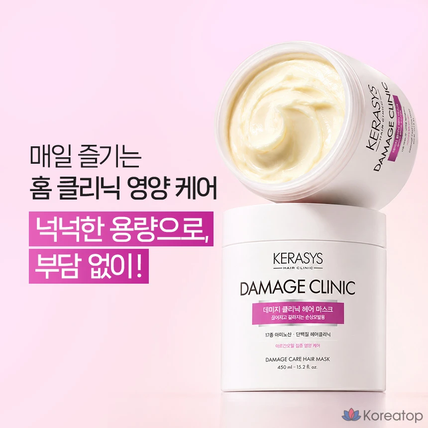 Маска для волос KeraSys Damage Clinic Protein Hair Pack, 450 мл, 1 шт.
