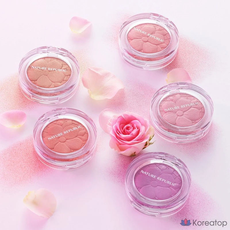 Румяна Nature Republic Baked Blusher, оттенок 05 Peony Purple, 1 шт.