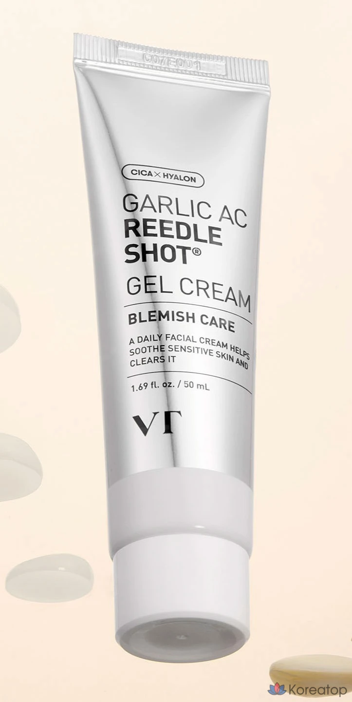 Гель-крем VT Cosmetics Garlic AC Red Shot Gel Cream, 50 мл, 1 шт.