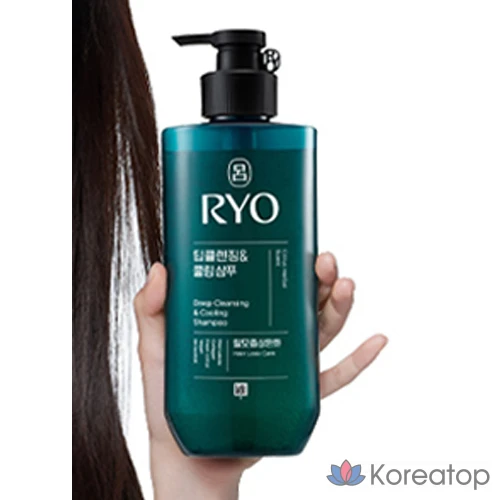 Шампунь Ryo Cheong-a Deep Cleansing &amp; Cooling Anti-Hair Loss Shampoo, аромат Citrus, 480 мл, 1 шт.