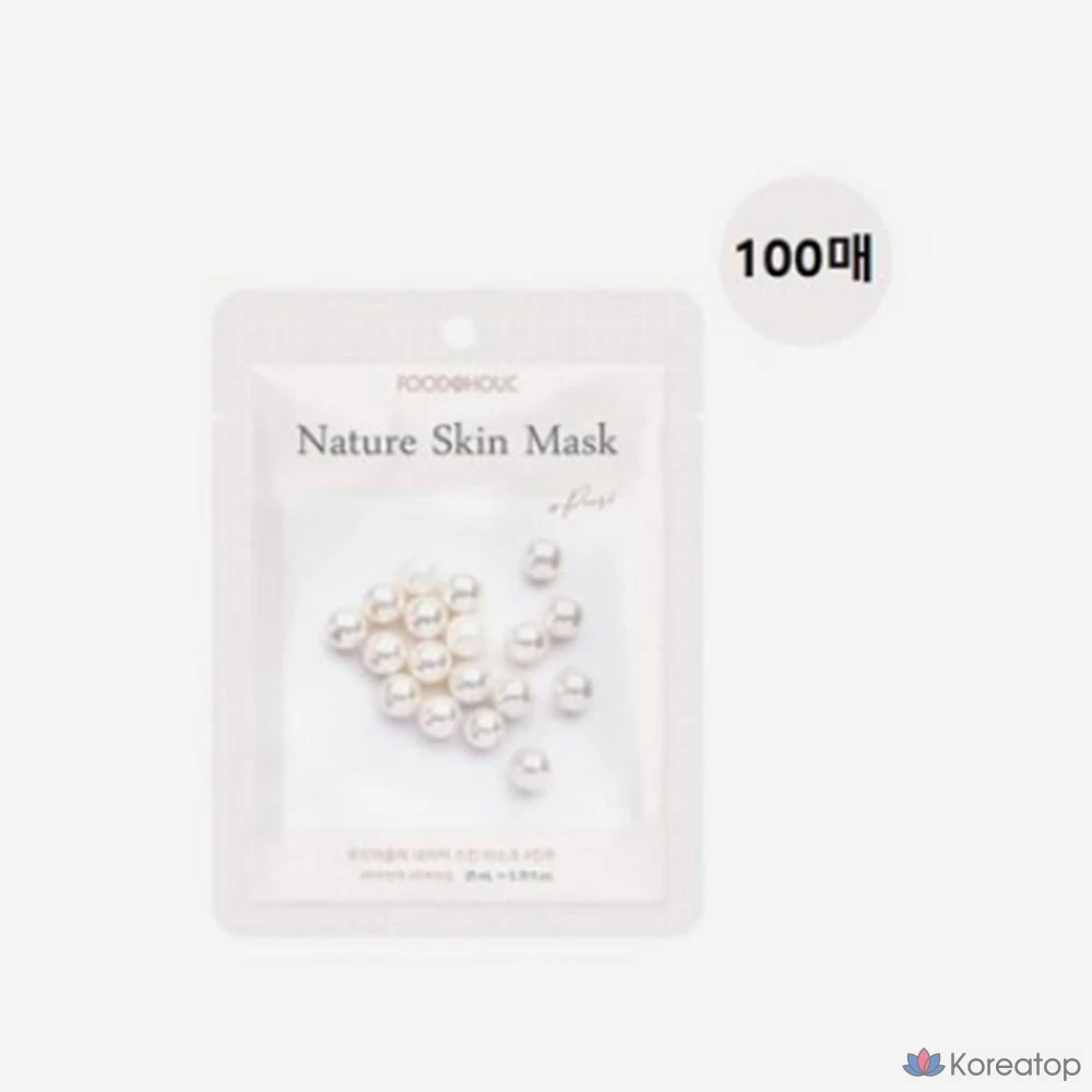 Тканевая маска для лица FoodaHolic Nature Skin Pearl Mask, 100 шт.