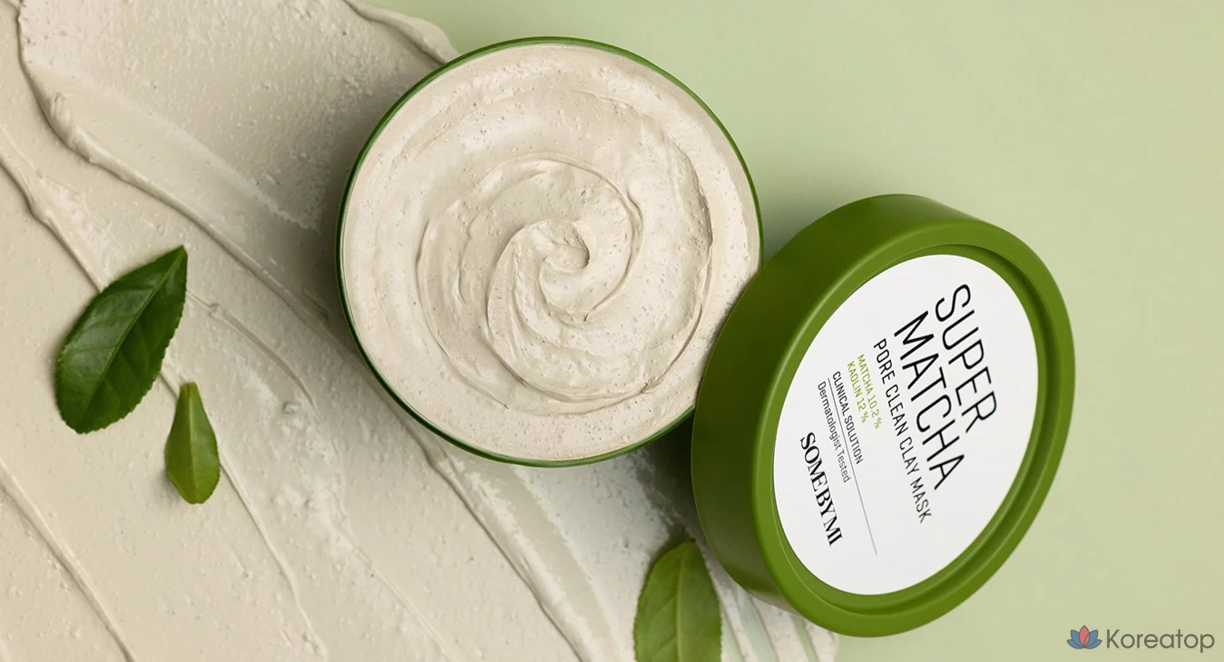 Очищающая глиняная маска Some By Mi Super Matcha Pore Clean Clay Mask, 100 г, 1 шт.