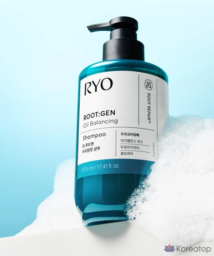 Шампунь Ryo Rootgen Scalp Core Strengthening Scalp Purifying Shampoo, 515 мл, 1 шт.