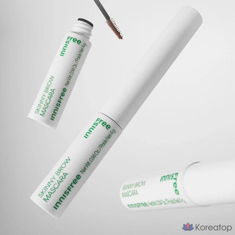 Тушь для бровей Innisfree Skinny Browcara, оттенок 3, 4 г, 1 шт.