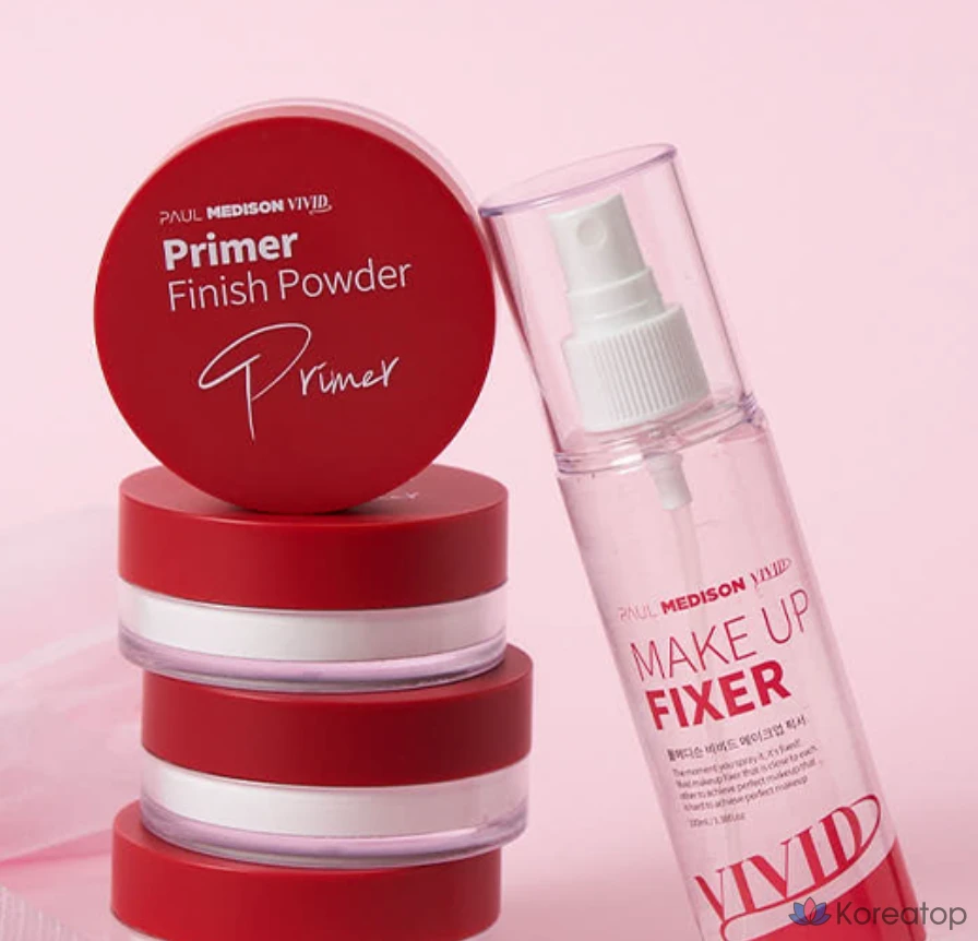 Пудра для фиксации макияжа PAUL MEDISON Vivid Primer Finish Powder, 12 г, 1 шт.