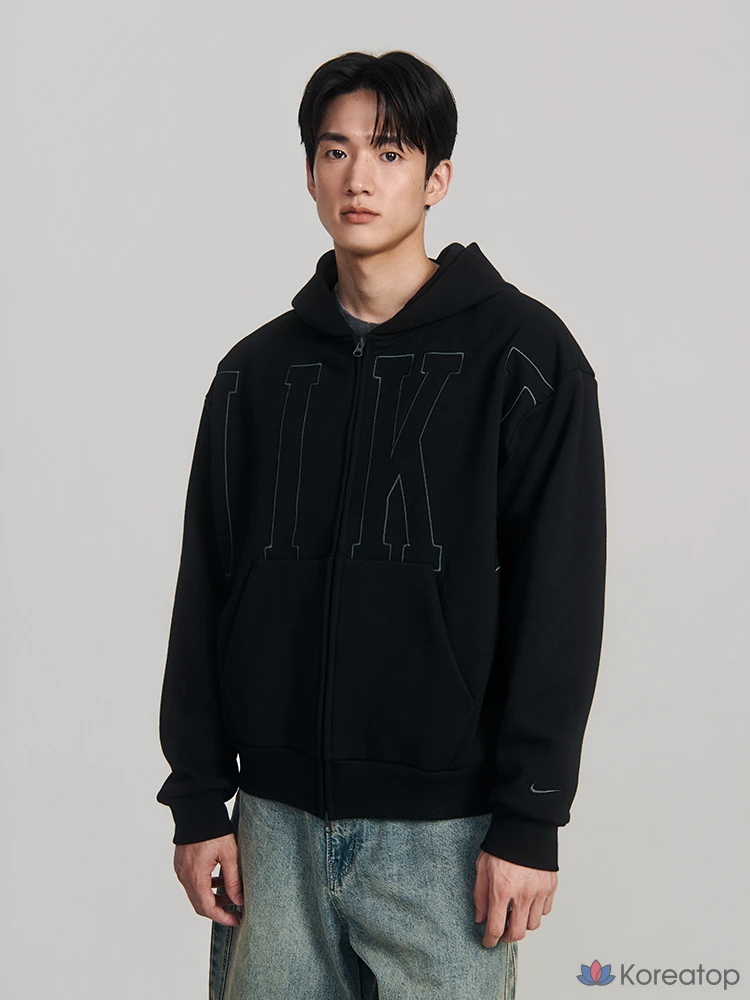 Худи на молнии мужской Nike Solo Fleece Loose Full-Zip Hoodie