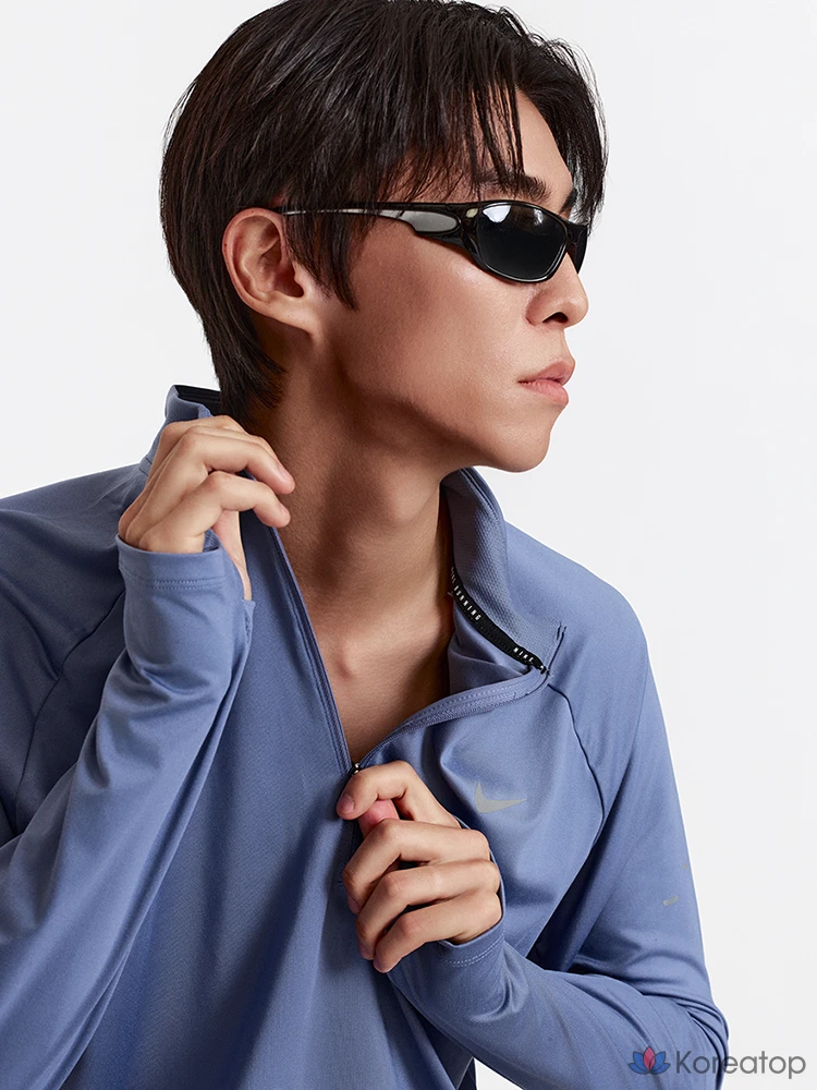 Беговая кофта на молнии мужская Nike Stride Dri-FIT Half-Zip Running Mid Layer