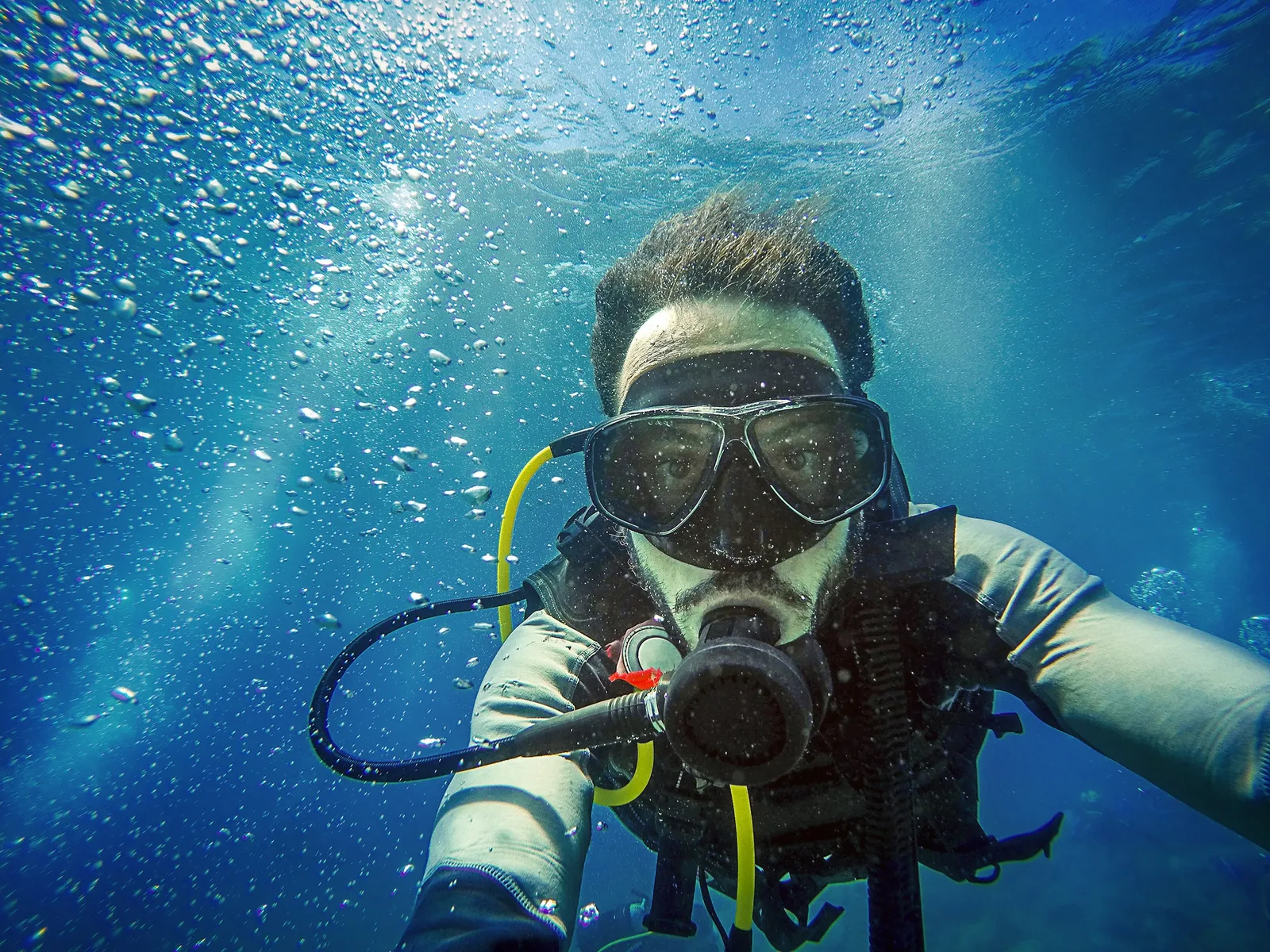 Погружение с аквалангом в Deep Dive Dubai с профессиональным инструктором